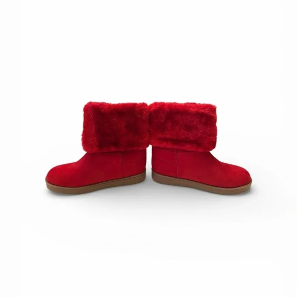 GBG Los Angeles Burgundy Ankle Booties - Picture 4 of 6